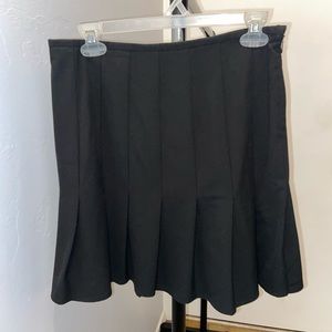 INC pleated black skirt in size 8